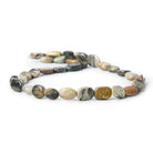 13mm Jasper Plain Oval Beads, 14 inch - The Bead Traders
