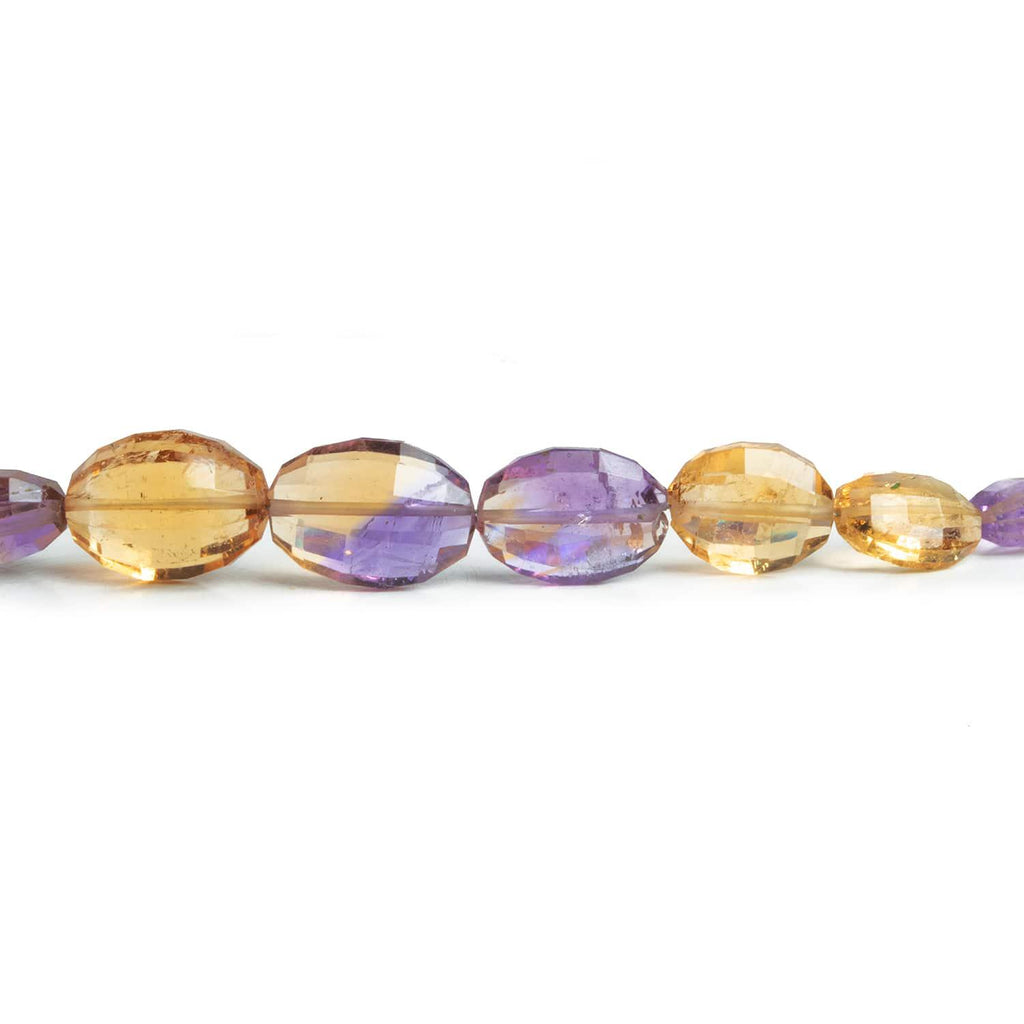 13x11mm Ametrine Faceted Ovals 15 inch 33 beads - The Bead Traders