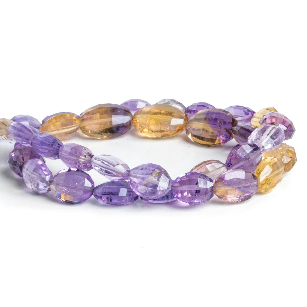13x11mm Ametrine Faceted Ovals 15 inch 33 beads - The Bead Traders