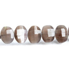 13x11mm Chocolate Moonstone Side Drilled Faceted Oval Beads 7 inch 18 pieces - The Bead Traders