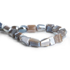 13x11mm Mystic Moonstone Faceted Nuggets 7.5 inch 17 beads - The Bead Traders