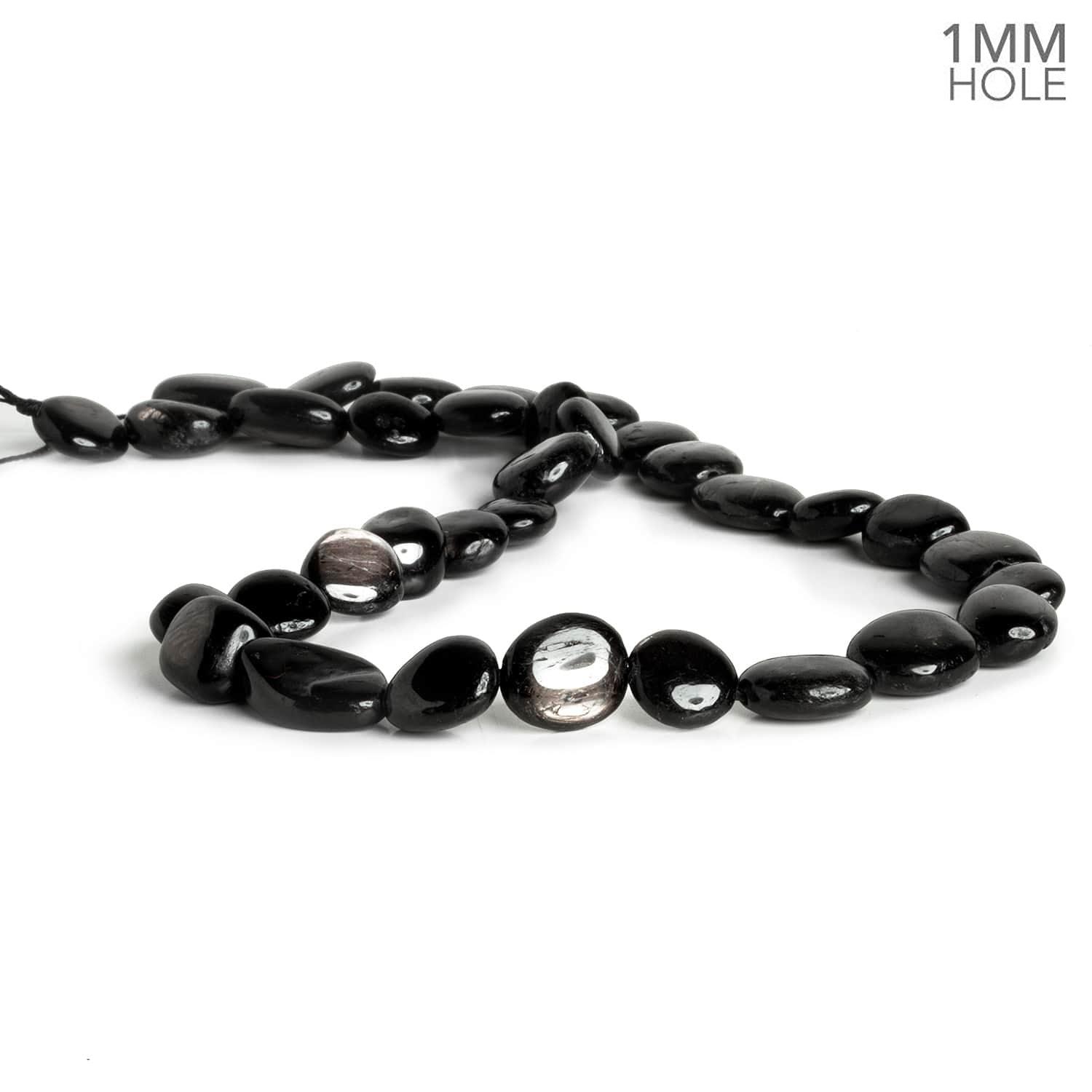 13x12mm Hypersthene Plain Ovals 15 inch 30 beads - The Bead Traders