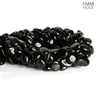 13x12mm Hypersthene Plain Ovals 15 inch 30 beads - The Bead Traders