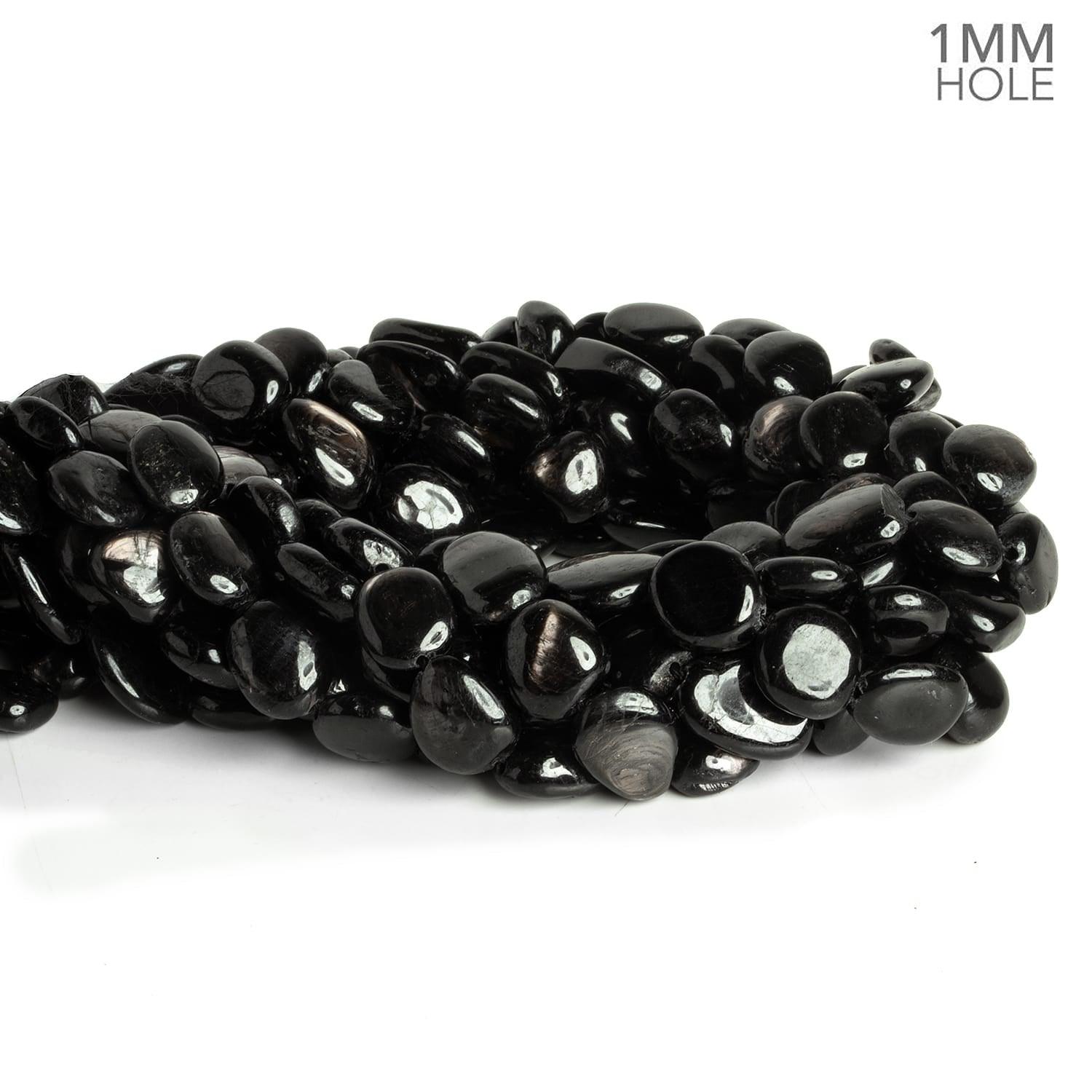 13x12mm Hypersthene Plain Ovals 15 inch 30 beads - The Bead Traders