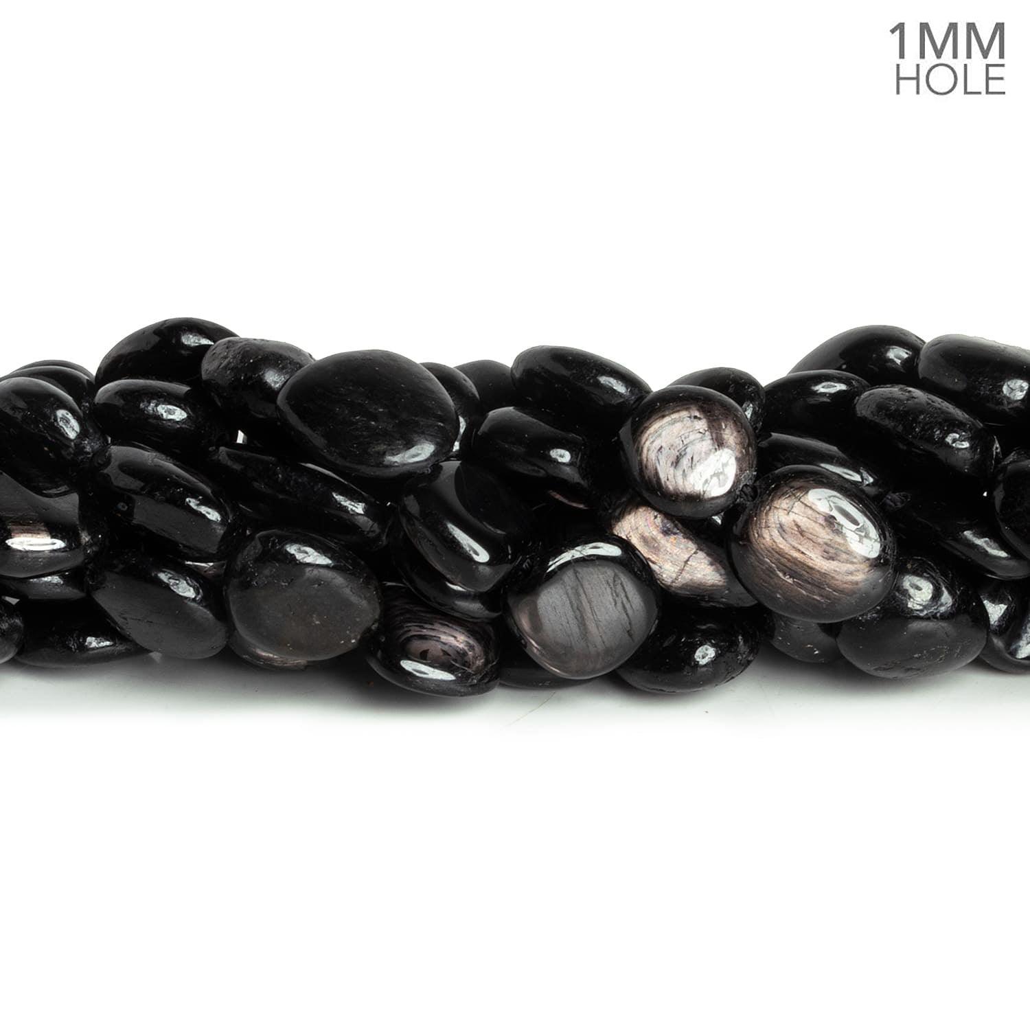 13x12mm Hypersthene Plain Ovals 15 inch 30 beads - The Bead Traders