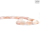 13x18mm Morganite Plain Oval Beads 16 inch 23 pieces - The Bead Traders