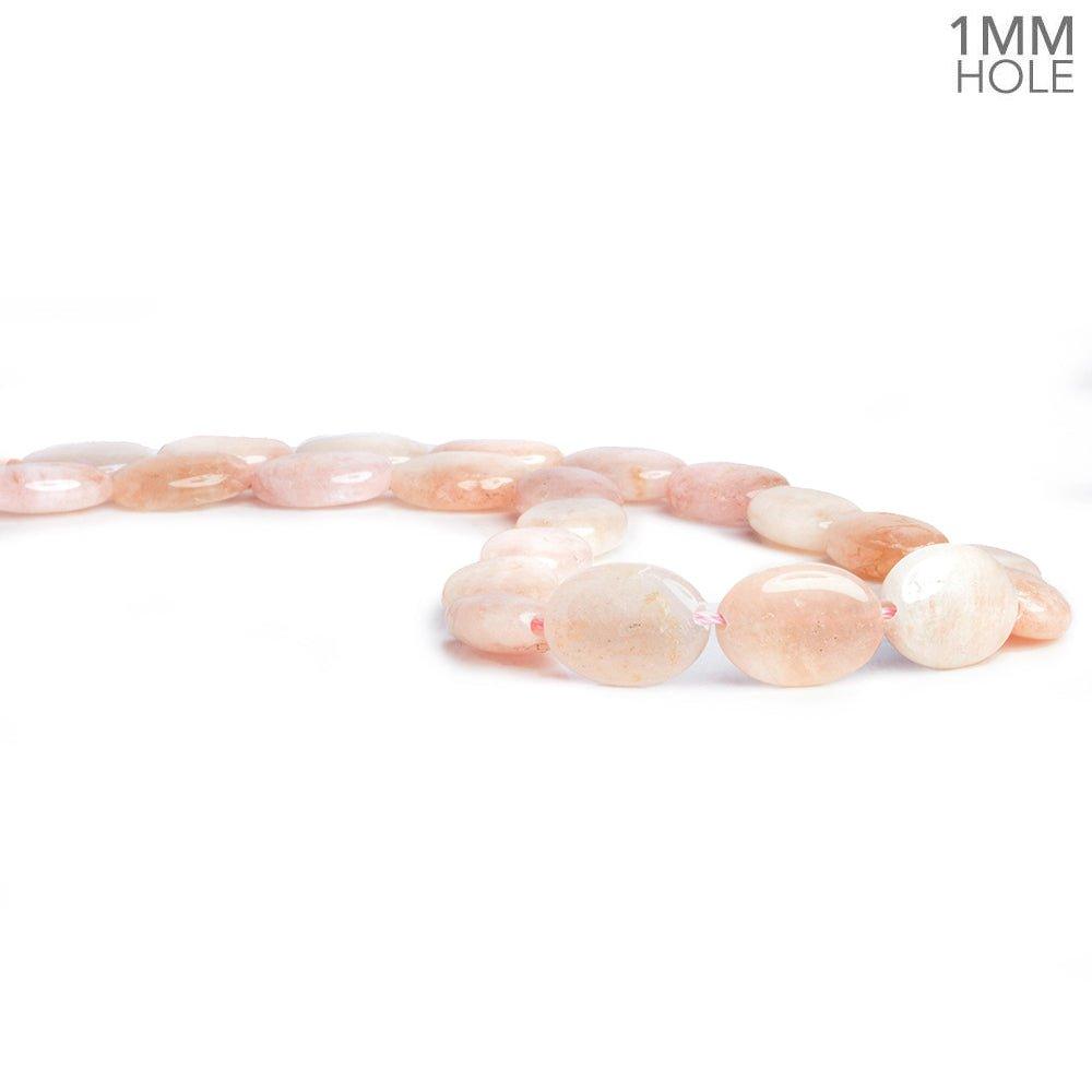 13x18mm Morganite Plain Oval Beads 16 inch 23 pieces - The Bead Traders