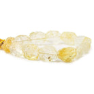 13x9-18x13mm Citrine Beads Hammer Faceted Oval 8 inch 13 pcs - The Bead Traders