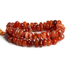 13x9mm Carnelian Plain Nuggets 16 inch 64 beads - The Bead Traders