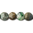 14-16mm Multi Gemstone faceted coins 8 inch 14 beads - The Bead Traders