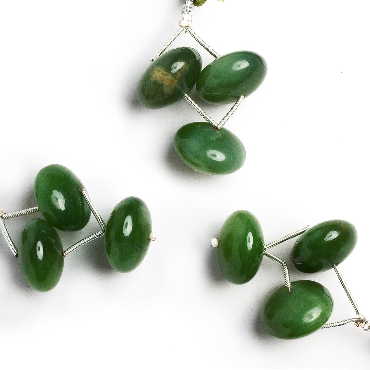 14-17mm Serpentine Plain Rondelle Focals 3 Beads - The Bead Traders