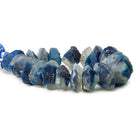 14-20mm Dark Blue Agate Beads Hammer Faceted Disc 8 inch 22 pcs - The Bead Traders