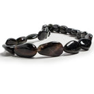 14.5x15.5-15.5x22.5mm Multi Color Tourmaline plain nuggets 16 inch 21 beads - The Bead Traders
