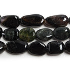 14.5x15.5-15.5x22.5mm Multi Color Tourmaline plain nuggets 16 inch 21 beads - The Bead Traders