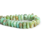 14mm Blue Peruvian Opal Faceted Nuggets 8.5 inch 27 beads - The Bead Traders
