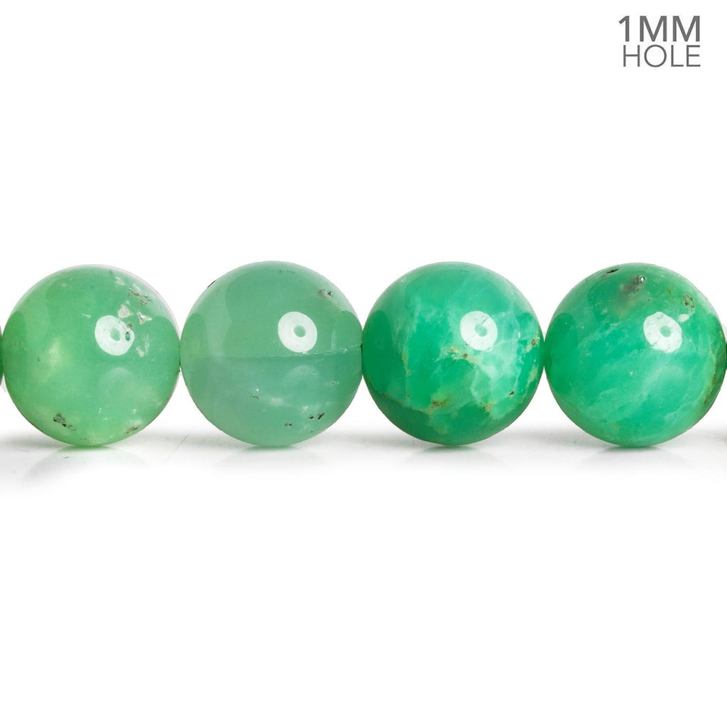 14mm Chrysoprase Plain Rounds 15 inch 27 pieces - The Bead Traders