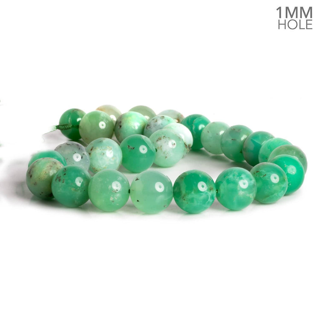 14mm Chrysoprase Plain Rounds 15 inch 27 pieces - The Bead Traders