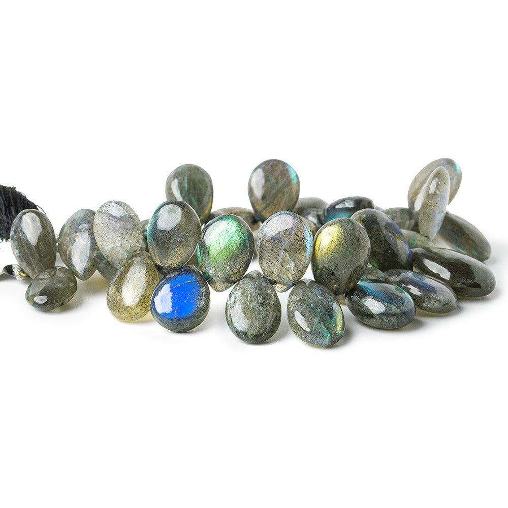 14x10-20x12mm Labradorite plain pears 8 inch 36 beads - The Bead Traders