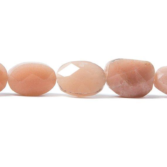14x10mm Sunstone faceted ovals 16 inches 28 Beads - The Bead Traders