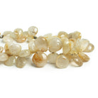 14x11mm Golden Rutilated Quartz Faceted Pears 8 inch 38 beads - The Bead Traders