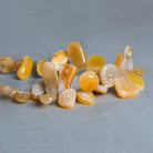 14x11mm Goldenrod Drusy Nuggets 7.5 inch 28 beads - The Bead Traders