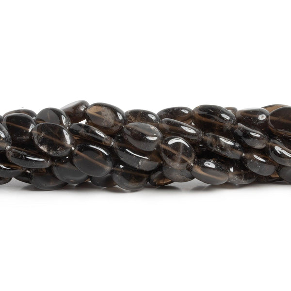 14x11mm Smoky Quartz Ovals 12 inch 24 beads