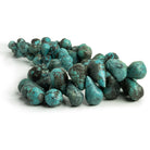 14x11mm Turquoise Plain Teardrops 14 inch 60 beads - The Bead Traders