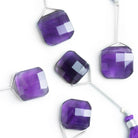 15-17mm Amethyst Pillow Focal Bead 1 Piece - The Bead Traders