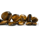15-26mm Tiger's Eye Faceted Hearts 5.5 inch 23 beads - The Bead Traders