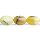15mm Honey Opal Beads Plain Oval Beads, 14 inch - The Bead Traders