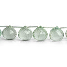 15mm Prasiolite Candy Kisses 7 inch 11 beads - The Bead Traders