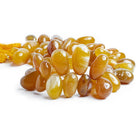 15x10-25x10mm Yellow Chalcedony top drilled nugget Beads 14 inch - The Bead Traders