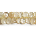 15x11mm Golden Rutilated Quartz Faceted Pears 7.5 inch 39 beads - The Bead Traders