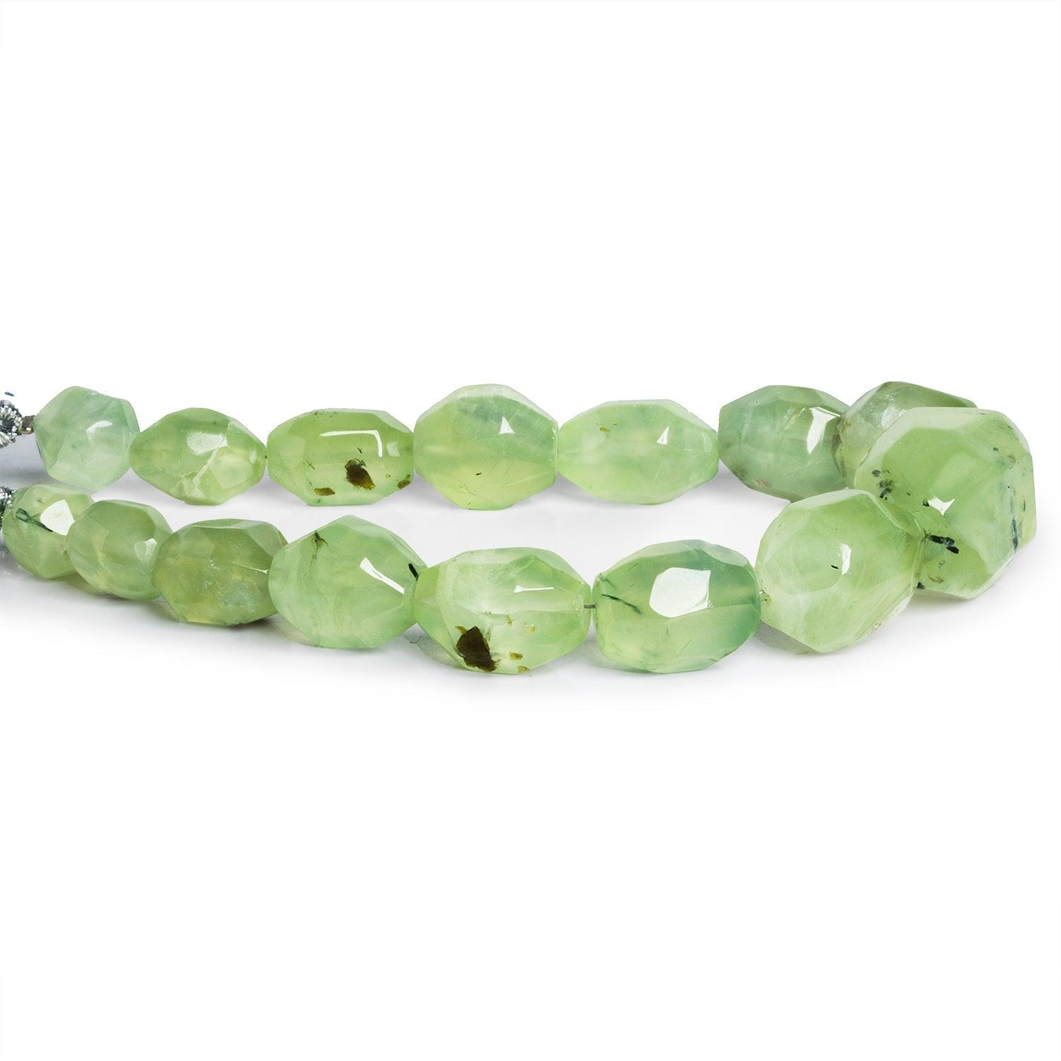 15x12mm Prehnite Tumbled Nuggets 8 inch 12 beads - The Bead Traders