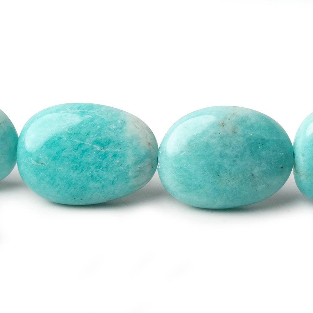 15x13-19x14mm Amazonite plain nugget beads 16 inch 21 beads A - The Bead Traders