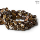 16x10mm Bronzite plain oval beads 15.5 inch 27 pieces - The Bead Traders