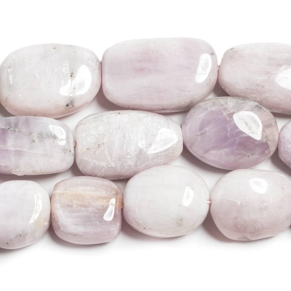 16x13-20x24mm Kunzite plain nugget beads 16 inch - The Bead Traders