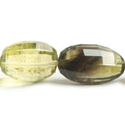 16x13-23x16mm BiColor Quartz checkerboard faceted ovals 15 inch 20 beads - The Bead Traders