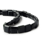 16x16mm Rainbow Obsidian straight drilled plain square beads 16 inch 27 pieces - The Bead Traders