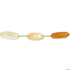 16x7-24x9mm Golden Chalcedony fully body faceted oval Beads 10 inch 9 pieces - The Bead Traders