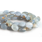 17x13mm Turkish Chalcedony w/ Matrix Ovals 15 inch 22 beads - The Bead Traders
