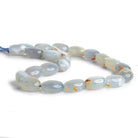 17x13mm Turkish Chalcedony w/ Matrix Ovals 15 inch 22 beads - The Bead Traders