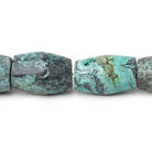18-23mm Turquoise Plain Barrel Shape Beads 16 pieces - The Bead Traders