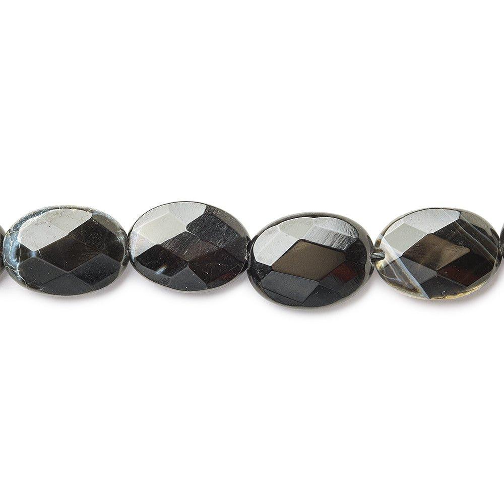 18mm Cobra Agate Faceted Oval Beads,15 inch - The Bead Traders