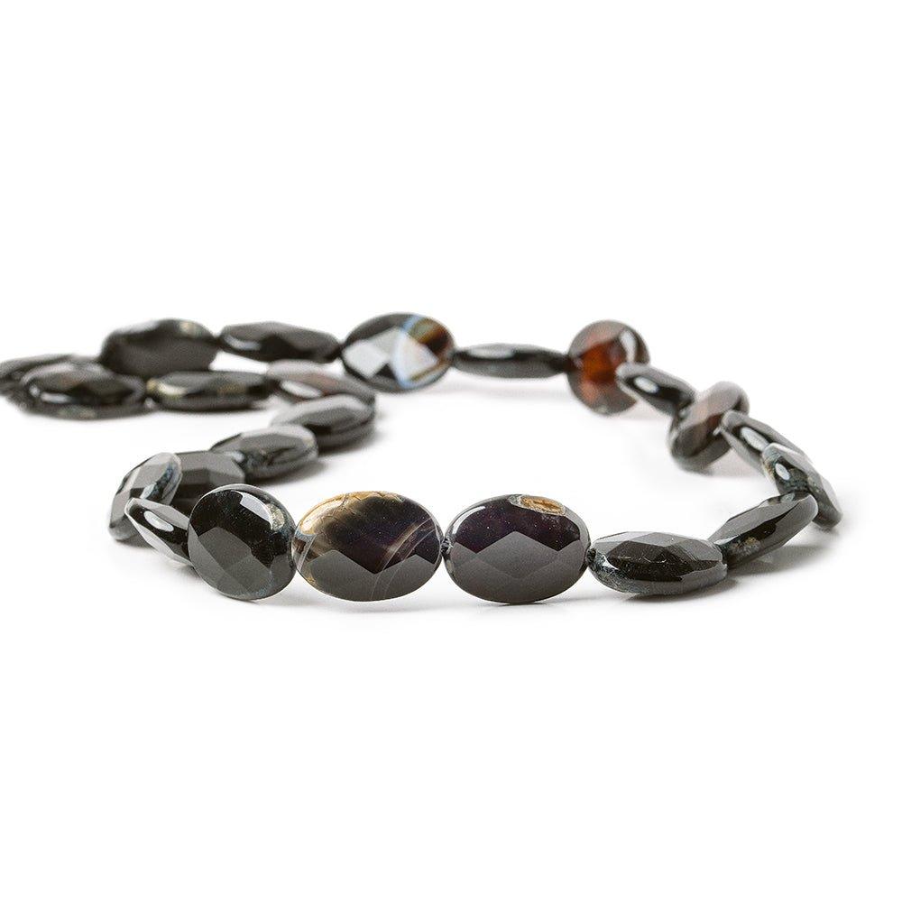 18mm Cobra Agate Faceted Oval Beads,15 inch - The Bead Traders