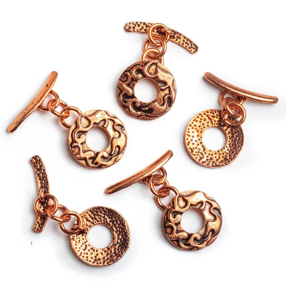 18mm Copper Vine Toggle - The Bead Traders