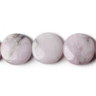 18mm Kunzite plain coin beads 16.5 inch 23 pieces - The Bead Traders