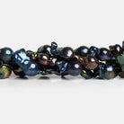 18x12mm Peacock Ultra Baroque Pearls 15 inch 20 beads - The Bead Traders