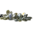 19x14-30x15mm Labradorite faceted pear beads 8 inch 36 pieces - The Bead Traders