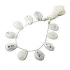 19x15-25x19mm Solar Quartz faceted pear beads 7.5 inch 10 pieces - The Bead Traders